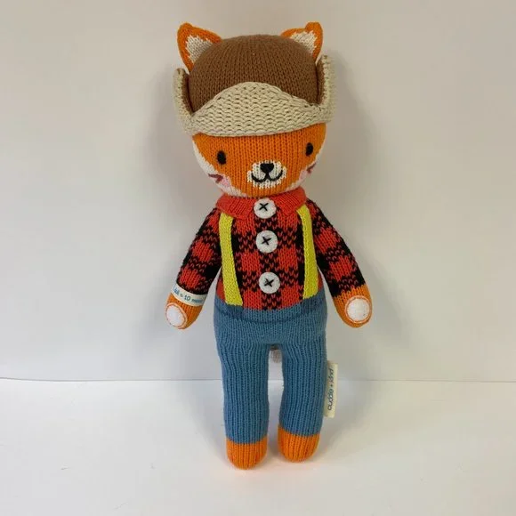 Cuddle Kind Toys Cuddle Kind Wyatt The Fox 3 Stuffed Animal Knit Poshmark
